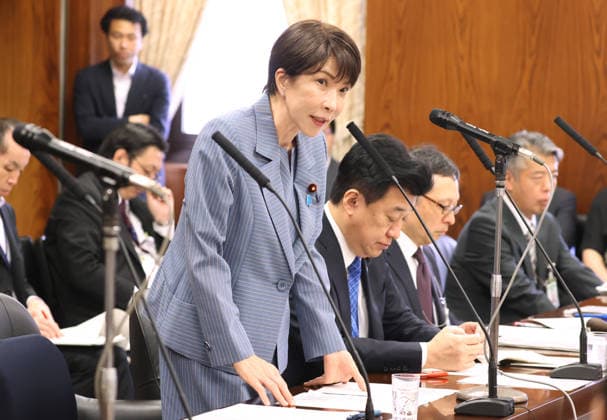 May 26, 2026, Tokyo, Japan - Japanese Prime Minister Sanae Takaichi answers a question at Upper House s cabinet committee session in Tokyo for the bill to establish a national intelligence agency on Tuesday, May 26, 2026. (photo by Yoshio Tsunoda AFLO)  aflo_332026693