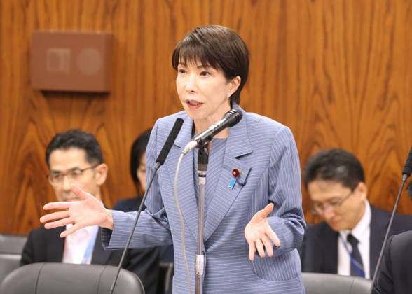 May 26, 2026, Tokyo, Japan - Japanese Prime Minister Sanae Takaichi answers a question at Upper House s cabinet committee session in Tokyo for the bill to establish a national intelligence agency on Tuesday, May 26, 2026. (photo by Yoshio Tsunoda AFLO)  aflo_332026697
