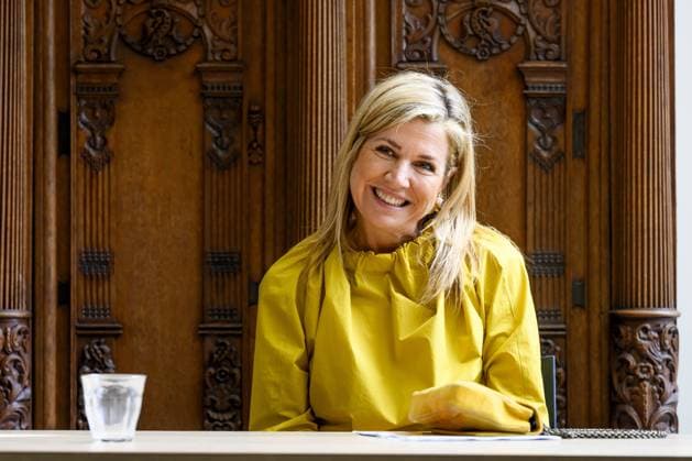 Leiden, The Netherlands, 2026-05-26 10:44:58 LEIDEN, 26-05-2026, KITLV Queen Maxima visits the Royal Institute of Language, Land and Ethnology (KITLV) in Leiden. This year, the KITLV celebrates its 175th anniversary. PHOTO: NLBeeld Patrick van Emst Credit: NL Beeld Patrick van Emst  Copyright: xx x