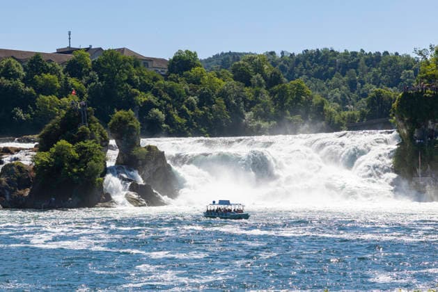 Rhine Falls near Schaffhausen 23052026 The Rhine Falls near Neuhausen am Rheinfall Canton Schaffhausen and Laufen Uhwiesen Canton Zuerich Zurich , Switzerland At 23 m hig 230526_ppb-2