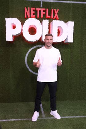 Lukas Podolski at the Poldi documentary Netflix series premiere on May 27, 2026 at Rheinenergiestadion in Cologne Lukas Podolski attends the premiere of the Poldi documentary series on Netflix on May 27, 2026 at Rheinenergiestadion in Cologne, Germany Poldi Netflix series premiere in Cologne