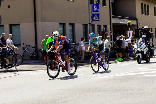 IPA85136970 - Trento ,Passage of the Giro d Italia In the photo: Passage of the Giro d Italia in Gardolo  Copyright: xAaronxGiordanix xAaronxGiordanix 85136970