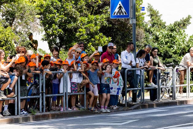 IPA85136960 - Trento ,Passage of the Giro d Italia In the photo: Passage of the Giro d Italia in Gardolo  Copyright: xAaronxGiordanix xAaronxGiordanix 85136960