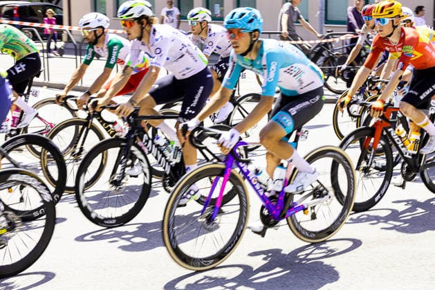 IPA85136989 - Trento ,Passage of the Giro d Italia In the photo: Passage of the Giro d Italia in Gardolo  Copyright: xAaronxGiordanix xAaronxGiordanix 85136989