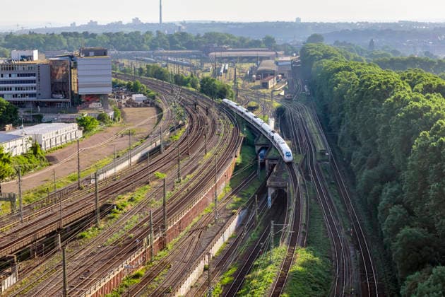 Track apron at Stuttgart main station After completion of the Stuttgart 21 project, apartments and the new Rosenstein quarter and apartments are to be built here 27 05 2026, Stuttgart, Baden Württemberg, Germany