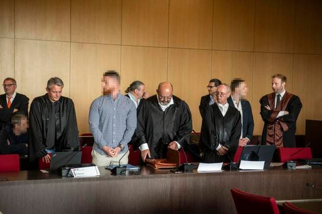FEELING Rich Kids in court Marvin, Max, Andreas and two friends come from a good home and are alleged to have traded large quantities of drugs as a gang Rich Kids Beute 11 Mio 29 05 2026 Düsseldorf FOR EDITORIAL PURPOS Copyright: DanielxAttia doc8620p8rwt1f17xzsldv8 ,EDITORIAL USE ONLY Copyright: DanielxAttia
