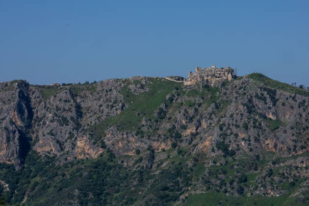 File : Beaufort Castle in South Lebanon File photo of forteresse of Beaufort or Belfort Castle, known also locally as Qal at al-Shaqif, a Crusader fortress in Nabatieh Governorate, Southern Lebanon, seen on April 25, 2026. Photo by Ammar Abd Rabbo ABACAPRESS.COM  Copyright: xAbdxRabboxAmmar ABACAx