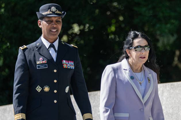 May 29, 2026, Arlington, Virginia, United States: A ceremonial wreath is laid at the gravesite of President JOHN F. KENNEDY during a wreath-laying ceremony marking what would have been his 109th birthday at Arlington National Cemetery. Arlington United States  - ZUMAk206 20260529_znp_k206_002 Copyright: xMattxKaminskyx