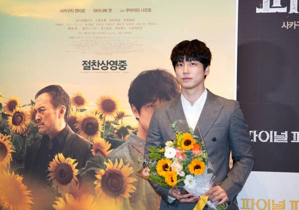 Kentaro Sakaguchi, May 29, 2026 : Japanese actor Kentaro Sakaguchi at a press conference for the movie The Final Piece in Seoul, South Korea.  aflo_332392549