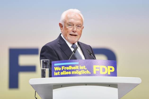 Berlin, Germany, 30 05 2026 Estrel 77 Federal Party Conference of the FDP Wolfgang Kubicki, who wants to be elected party leader Copyright: xdtsxNachrichtenagenturx dts_121163