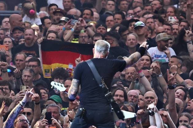 30 05 2026, Metallica in concert live at the Olympiastadion, Berlin, singer and guitarist James Hetfield, Berlin