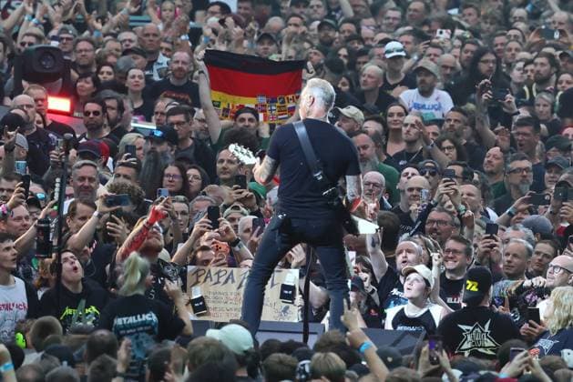 30 05 2026, Metallica in concert live at the Olympiastadion, Berlin, singer and guitarist James Hetfield, Berlin