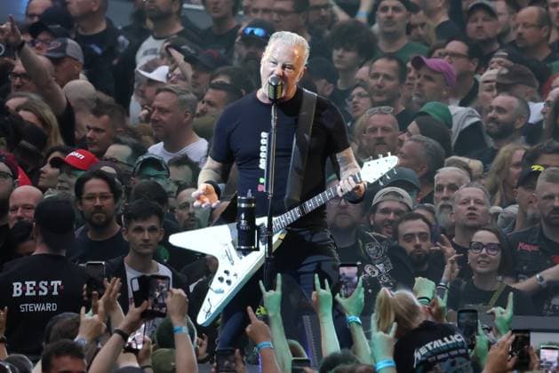 30 05 2026, Metallica in concert live at the Olympiastadion, Berlin, singer and guitarist James Hetfield, Berlin