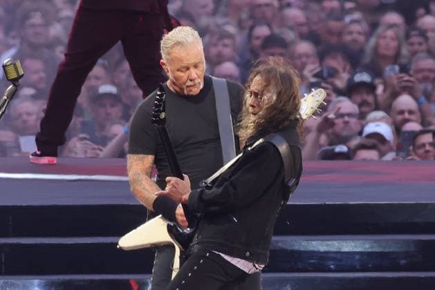 30 05 2026, Metallica in concert live at the Olympiastadion, Berlin, singer and guitarist James Hetfield, Kirk Hammet, Lars Ulrich, Robert Trujilo, Berlin