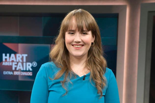 Ricarda Lang on the ARD talk show hart aber fair in Studio Adlershof Berlin, 01 06 2026 Foto:xM.xBehrensx xFuturexImagex hart_fair0106_6521