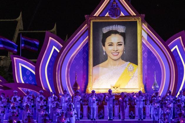 Birthday of Thai Queen Suthida in Bangkok BANGKOK, THAILAND - JUNE 03: Officials line up in front of a portrait of Her Majesty Queen Suthida Bajrasudhabimalalakshana the queen of Thailand to pay their respect during a ceremony in honor of her birthday at Sanam Luang royal field in Bangkok, Thailand on June 03, 2026. Adryel Talamantes Anadolu Bangkok Thailand. Editorial use only. Please get in touch for any other usage.  Copyright: x2026xAnadoluxAdryelxTalamantesx