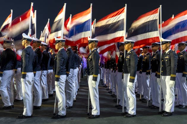 Birthday of Thai Queen Suthida in Bangkok BANGKOK, THAILAND - JUNE 03: Members of a military guard of honor stand in formation during a ceremony celebrating the birthday of Thai Queen Suthida Bajrasudhabimalalakshana at Sanam Luang Royal Field in Bangkok, Thailand on June 03, 2026. Adryel Talamantes Anadolu Bangkok Thailand. Editorial use only. Please get in touch for any other usage.  Copyright: x2026xAnadoluxAdryelxTalamantesx