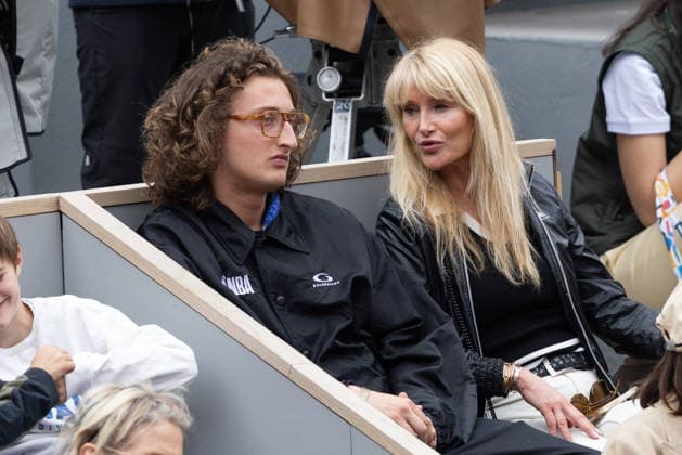 Joalukas Noah and his mother Isabelle Camus in the stands during the Day Eleven of the 2026 Roland Garros French Open on June 03, 2026 in Paris, France Jacovides Moreau Bestimage Celebs in the stands during the Day Eleven of the 2026 French Open on June 03, 2026 in Paris, France Paris France  Copyright: xJACOVIDES-MOREAUx xBESTIMAGExJACOVIDES-MOREAUx xBESTIMAGEx