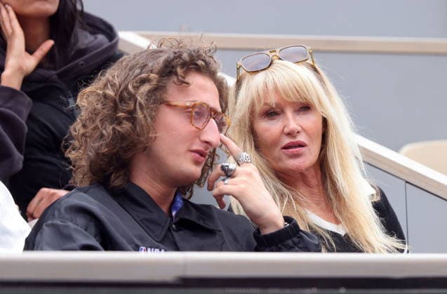 Joalukas Noah and his mother Isabelle Camus in the stands during the Day Eleven of the 2026 Roland Garros French Open on June 03, 2026 in Paris, France Jacovides Moreau Bestimage Celebs in the stands during the Day Eleven of the 2026 French Open on June 03, 2026 in Paris, France Paris France  Copyright: xJACOVIDES-MOREAUx xBESTIMAGExJACOVIDES-MOREAUx xBESTIMAGEx