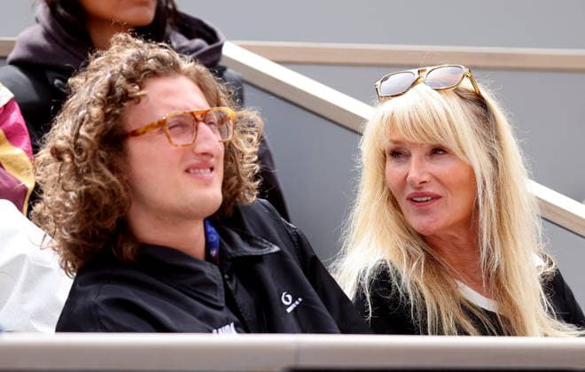 Joalukas Noah and his mother Isabelle Camus in the stands during the Day Eleven of the 2026 Roland Garros French Open on June 03, 2026 in Paris, France Jacovides Moreau Bestimage Celebs in the stands during the Day Eleven of the 2026 French Open on June 03, 2026 in Paris, France Paris France  Copyright: xJACOVIDES-MOREAUx xBESTIMAGExJACOVIDES-MOREAUx xBESTIMAGEx
