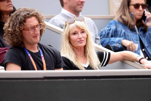 Joalukas Noah and his mother Isabelle Camus in the stands during the Day Eleven of the 2026 Roland Garros French Open on June 03, 2026 in Paris, France Jacovides Moreau Bestimage Celebs in the stands during the Day Eleven of the 2026 French Open on June 03, 2026 in Paris, France Paris France  Copyright: xJACOVIDES-MOREAUx xBESTIMAGExJACOVIDES-MOREAUx xBESTIMAGEx