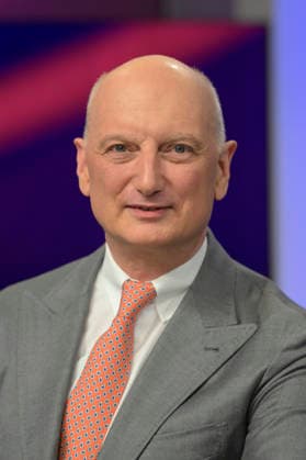v l Nikolas Stihl Chairman of the Supervisory Board of Stihl , GER, Berlin, Studio, guest on Maischberger, political talk show, TV, format, with presenter Sandra Maischberger, Das Erste, from Adlershof Am Studio 20, 03 06 2026, Copyright: HMBxMedia UwexKoch