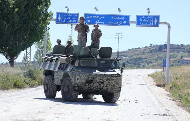 Lebanese Army announced that it has deployed to the town of Dibbin NABATIEH, LEBANON - JUNE 04: Israeli Army engineering vehicles clears the road by removing piles of dirt and rubble as the Lebanese Army announced that it had entered, where Israeli forces had recently withdrawn after carrying out attacks in the town of Dibbin, Nabatieh, Lebanon, on June 04, 2026. Ramiz Dallah Anadolu Nabatieh Lebanon. Editorial use only. Please get in touch for any other usage.  Copyright: x2026xAnadoluxRamizxDallahx