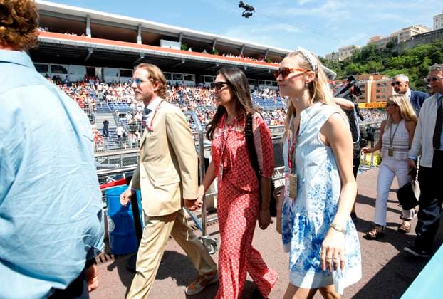 PEOPLE GP MONACO PHOTOPQR NICE MATIN Jean François Ottonello Monaco 06 06 2026 83e Grand Prix de Monaco 2026 PEOPLE Andrea, Tatiana et Beatrice Casiraghi Monaco Formula 1 Grand Prix, on June 6, 2026 Monaco France  Copyright: xPHOTOPQR NICExMATIN MAXPPPxJeanxFrançoisxOttonellox 20260606NIM9668 20260606NIM9668