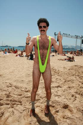 2006 - Borat - Movie Set RELEASE DATE: August 4, 2006. MOVIE TITLE: Borat. STUDIO: 20th Century Fox. PLOT: Kazakhstani TV talking head Borat (Cohen) is dispatched to the United States to report on the greatest country in the world. With a documentary crew in tow, Borat becomes more interested in locating and marrying Pamela Anderson. PICTURED: SACHA BARON COHEN as Borat. Hollywood California USA Copyright: x20thxCenturyxFoxx
