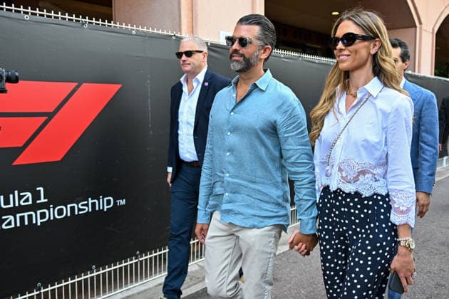 Donald Trump Jr and his wife Bettina Anderson in the paddocks of the Formula 1 Louis Vuitton Grand Prix of Monaco 2026, in Monte Carlo, Monaco, on June 7, 2026 Bruno Bebert Bestimage Donald Trump Jr and his wife Bettina Anderson in the paddocks of the Formula 1 Louis Vuitton Grand Prix of Monaco 2026, in Monte Carlo, Monaco, on June 7, 2026 Monte Carlo Monaco  Copyright: xBrunoxBebertx xBestimagexBrunoxBebertx xBestimagex