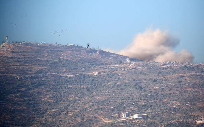 June 8, 2026, Nablus, West Bank, Palestine: Smoke rises from the Israeli settlement of Itamar in the West Bank, near Nablus, after missiles were launched from Iran toward Israel. Sirens sounded in several areas of northern Israel, Jerusalem, and Jewish settlements in the West Bank following the missile attack from the Islamic capital, Iran. Nablus Palestine  - ZUMAs197 20260608_aaa_s197_001 Copyright: xNasserxishatyehx