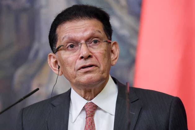 RUSSIA, MOSCOW - JUNE 8, 2026: Foreign Minister Khalilur Rahman of Bangladesh gives a press conference following a meeting with his Russian counterpart Sergei Lavrov at the Russian Foreign Ministry Reception House. Yevgeny Messman TASS  93559233