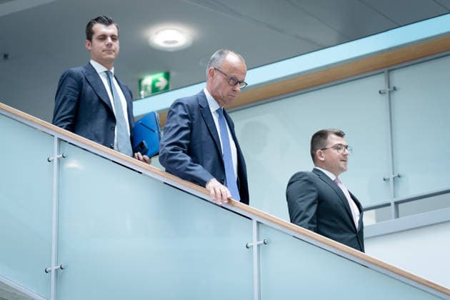 Berlin, Konrad Adenauer Haus, CDU Berlin, Federal Chancellor, Friedrich Merz, Konrad Adenauer Haus, CDU Berlin Berlin GER