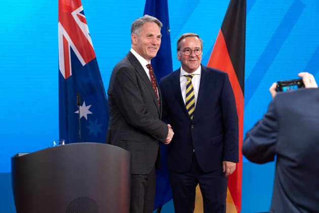 Press meeting of Defense Minister Boris Pistorius and Australian Deputy Prime Minister and Minister of Defense Richard Marles Germany, Berlin on 08 June 2026 Opening statements by Defense Minister Boris Pistorius and Australian Deputy Prime Minister and Minister of Defense Richard Marles to the press