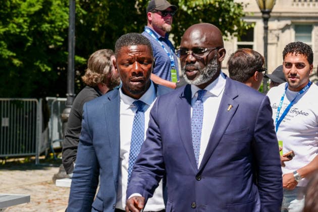 New York, NY- June 8: Governor Hochul and Mayor Mamdani make a World Cup FIFA announcement of a free watch party in Central Park for the FIFA World Cup 2026 Final on Sunday, July 19. With FIFA President Gianni Infantino, George Weah on June 8, 20267 Credit: AdMedia USA - ZUMAa123 20260608_zaa_a123_298 Copyright: xCamaraxPorterx