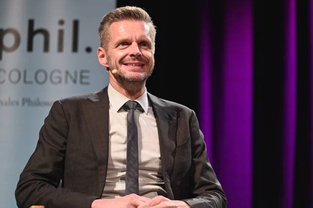 Cabaret artist Florian Schroeder at Phil Cologne, an international festival of philosophy
