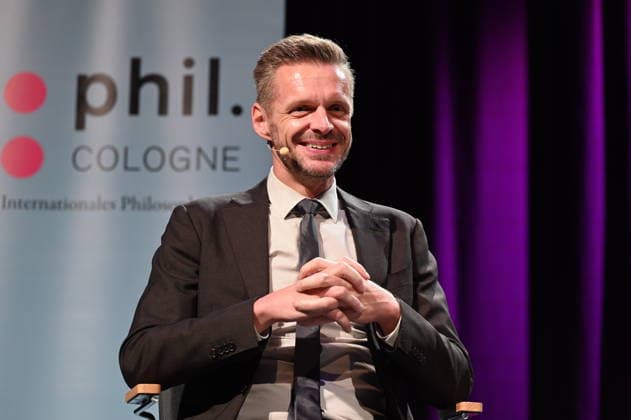 Cabaret artist Florian Schroeder at Phil Cologne, an international festival of philosophy