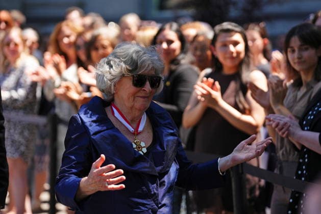 June 8, 2026, Ottawa, On, Canada: Governor General Louise Arbour greets friend and family in Ottawa on Monday, June 8, 2026. Ottawa Canada  - ZUMAc35_ 20260608_zaf_c35_168 Copyright: xSeanxKilpatrickx