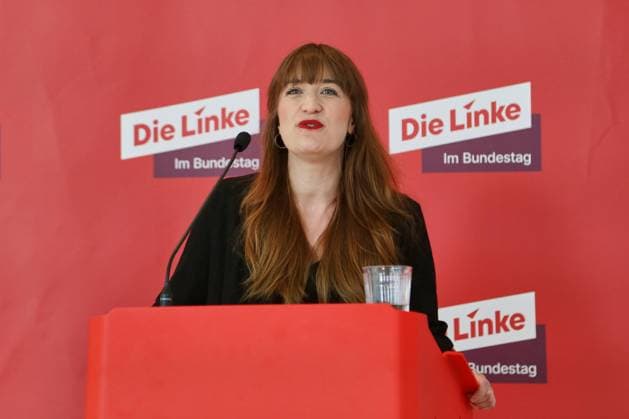Berlin, Germany, 09 06 2026 German Bundestag Left Party parliamentary group meeting Heidi Reichinnek, Left Party, makes a press statement Copyright: xdtsxNachrichtenagenturx dts_122179