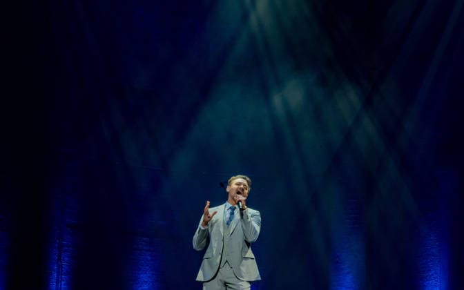 20260609 Cast- und Stueckpraesentation von Disneys Die Schoene und das Biest WIEN, OESTERREICH - 09. JUNI: Schauspieler, Saenger und Musicaldarsteller in der Rolle von -Das Biest- Dominik Hees waehrend der Cast- und Stueckpraesentation des Musical-Welterfolgs Disneys Die Schoene und das Biest im Rahmen der Vorstellung der im Herbst 2026 Premiere der neuen Produktion der Vereinigten Buehnen Wien (VBW) und der SolistInnen mit einem exklusiven musikalischen Einblick im Rainmund Theater am 09. Juni 2026 Raimund Theater in Wien, Oesterreich. 260609_SEPA_17_035 Copyright: xIsabellexOuvrardx SEPAxMedia