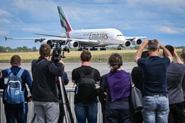 International Air Show ILA FOR EDITORIAL PURPOSES ONLY EDITORIAL USE ONLY p Airbus A380 from Copyright: MaurizioxGambarini doc867qgrbdswhbs8wp9bb ,EDITORIAL USE ONLY Copyright: MaurizioxGambarini