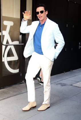 New York NY June 08: Hugh Jackman on Good Morning America to talk about new movie The Death of Robinhood in New York. June 08, 2026. Copyright: xRW Mediapunchx