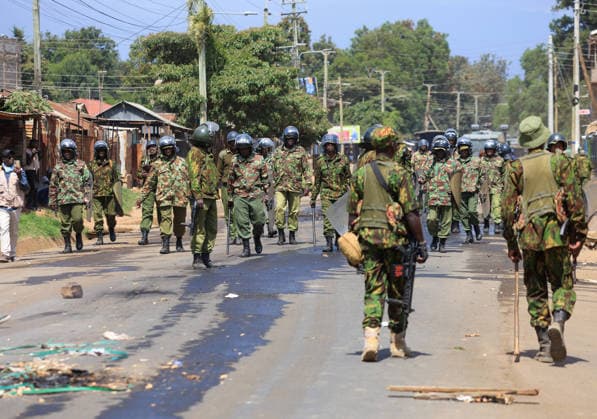 Protest held in Kenya against planned U.S. Ebola quarantine facility NANYUKI, KENYA - JUNE 09: Kenyan police use water cannons and tear gas to disperse demonstrators who blocked a road and set fires during a protest against a planned Ebola quarantine facility for U.S. citizens in Nanyuki, central Kenya on June 09, 2026. Dozens of people gathered in the town to demonstrate against the proposed facility. Lucas Mukasa Anadolu Nanyuki Kenya. Editorial use only. Please get in touch for any other usage.  Copyright: x2026xAnadoluxLucasxMukasax