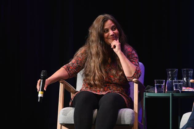 Author Mithu Sanyal speaks at Phil Cologne, an international festival of philosophy