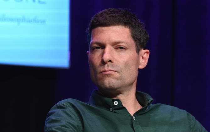 Journalist and author Ronen Steinke speaks at Phil Cologne, an international festival of philosophy