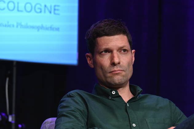 Journalist and author Ronen Steinke speaks at Phil Cologne, an international festival of philosophy
