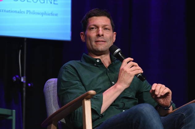 Journalist and author Ronen Steinke speaks at Phil Cologne, an international festival of philosophy