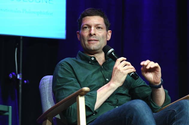 Journalist and author Ronen Steinke speaks at Phil Cologne, an international festival of philosophy