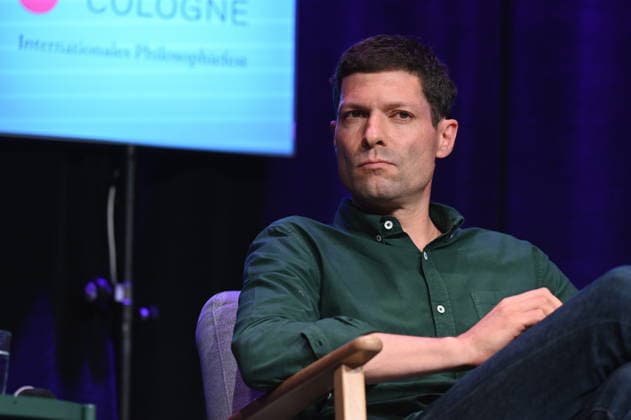 Journalist and author Ronen Steinke speaks at Phil Cologne, an international festival of philosophy