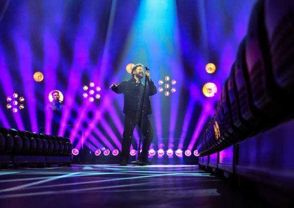 10 06 2026, xlakx, Entertainment,Calum Scott The Avenoir Tour 2026 v l British singer songwriter Calum Scott will be performing at the Max Schmeling Halle in Berlin as part of his The Avenoir Tour 2026 Daniel Lakomski